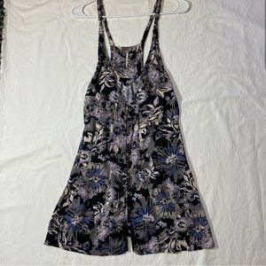 Free People floral mini sleeveless dress.